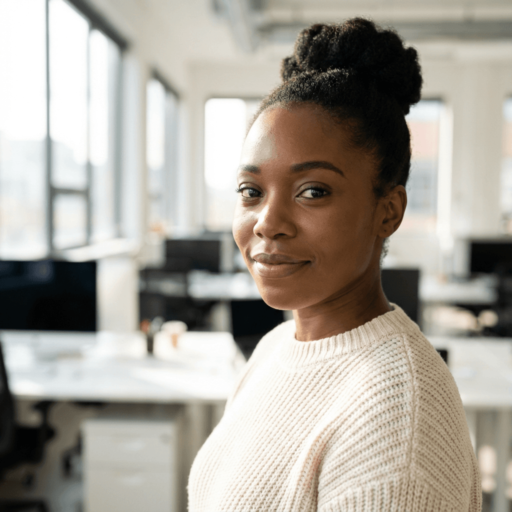 Rachel Thompson at home piano